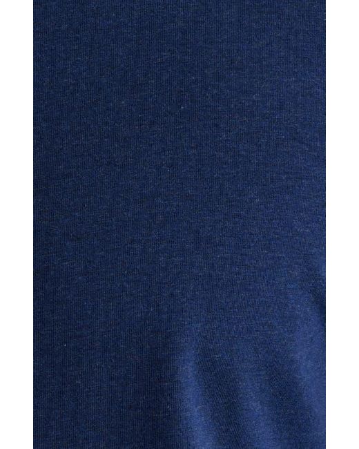 Boss Blue Roan Solid Stretch Cotton Button-Up Shirt for men