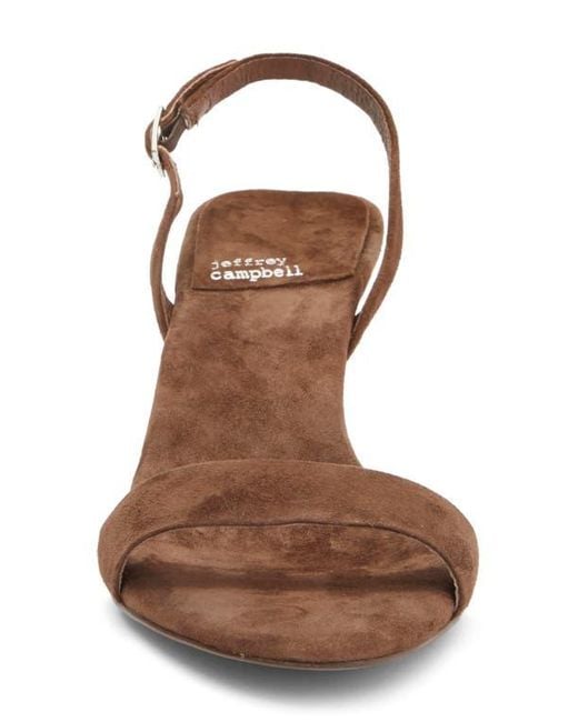 Jeffrey Campbell Brown Augustine Slingback Sandal