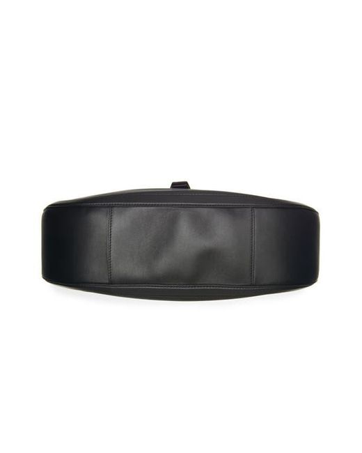 Alexander McQueen Black T-Bar Leather Shoulder Bag