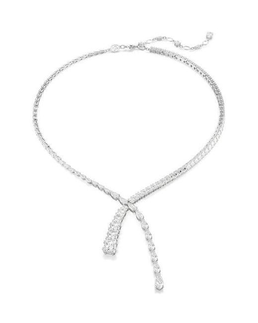 Matrix Collaries Swarovski Matrix Asymmetic Collar Necklace | Lyst