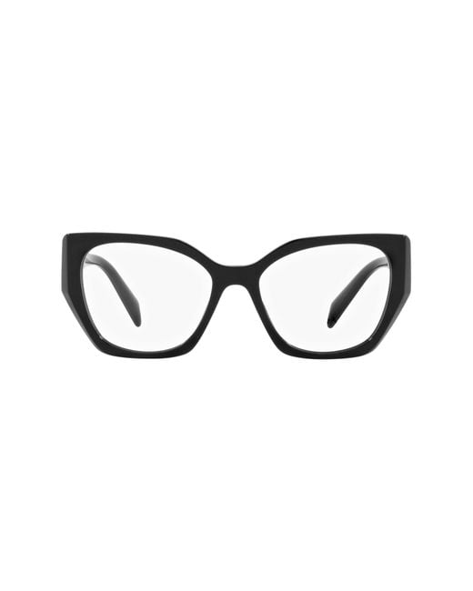 Prada Black 54Mm Square Optical Glasses for men