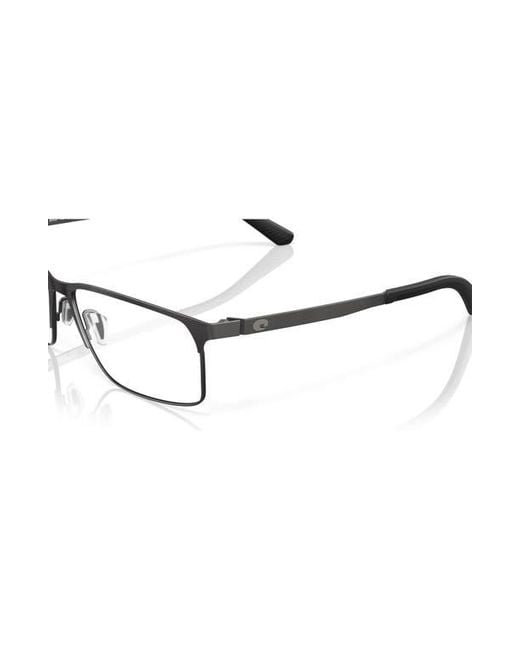 Costa Metallic 56Mm Rectangle Optical Glasses for men