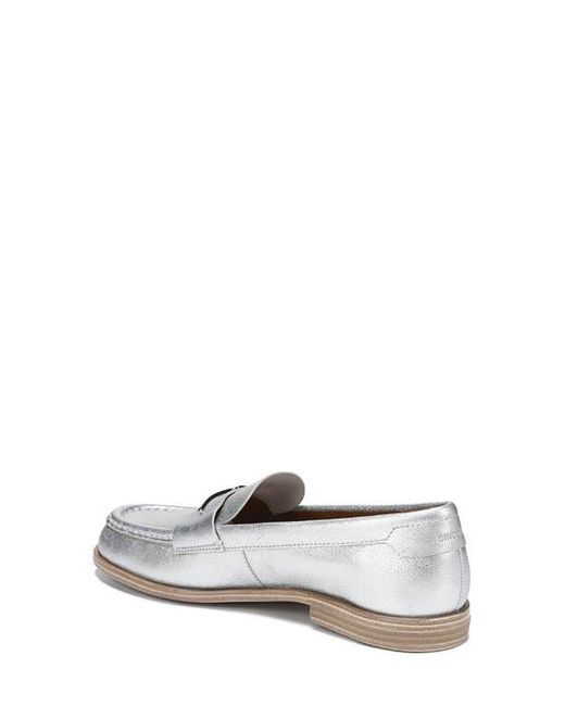 Sarto White Riley Bit Loafer
