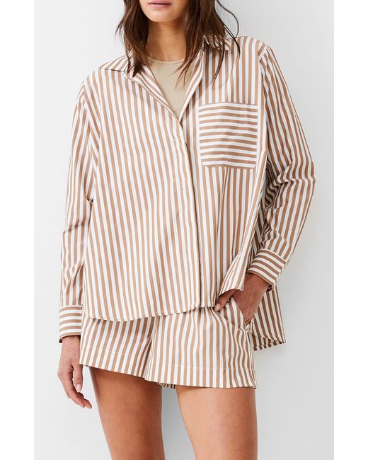 French Connection Natural Thick Stripe Shirt
