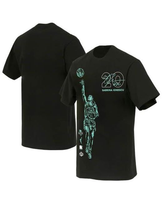 round21 Black Sabrina Ionescu New York Liberty Player T-Shirt