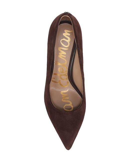 Sam Edelman Brown Vienna Pointed Toe Pump