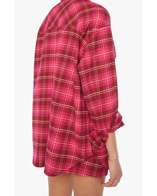 Mother Red The Lazy Sunday Plaid Shirt