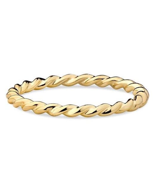 DEVATA Metallic Twisted Rope Ring