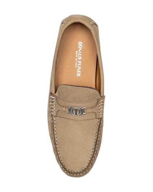 Donald J Pliner Brown Bodhi Bit Driving Shoe for men