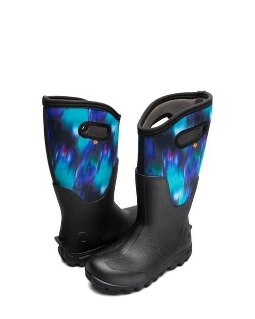 Bogs Blue Classic Seamless Tall Rain Boot