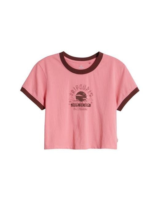 Rip Curl Blue Hookipa Graphic Baby Tee