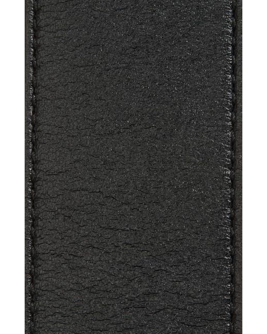 Givenchy Black Mixed Media Double Ring Belt for men