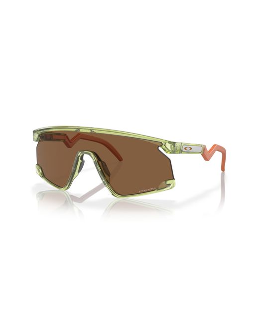 Oakley Natural Bxtr 39mm Prizm Wrap Shield Sunglasses for men