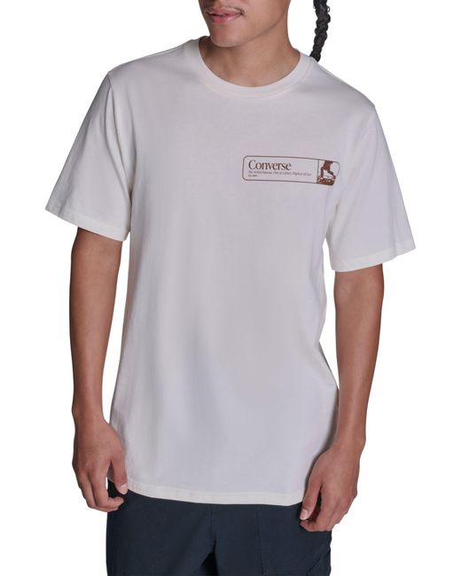 Converse Gray Retro Walk Tee for men