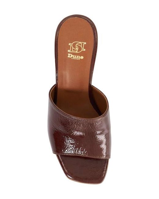 Dune Brown Jule Slide Sandal
