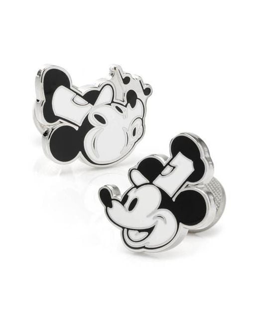 Cufflinks Inc. Metallic X Disney 'Steamboat Willie' Cuff Links for men
