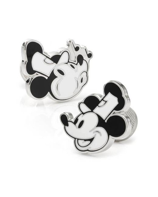 Cufflinks Inc. Metallic X Disney 'Steamboat Willie' Cuff Links for men