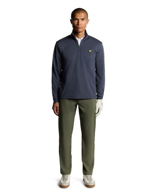 Lyle & Scott Blue Golf Course Midlayer for men