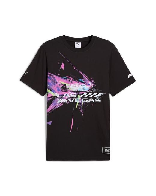PUMA Multicolor Formula 1 Las Vegas Race Graphic T-Shirt for men