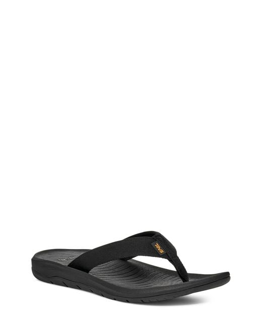 Teva Black Hurricane Flip Flop for men