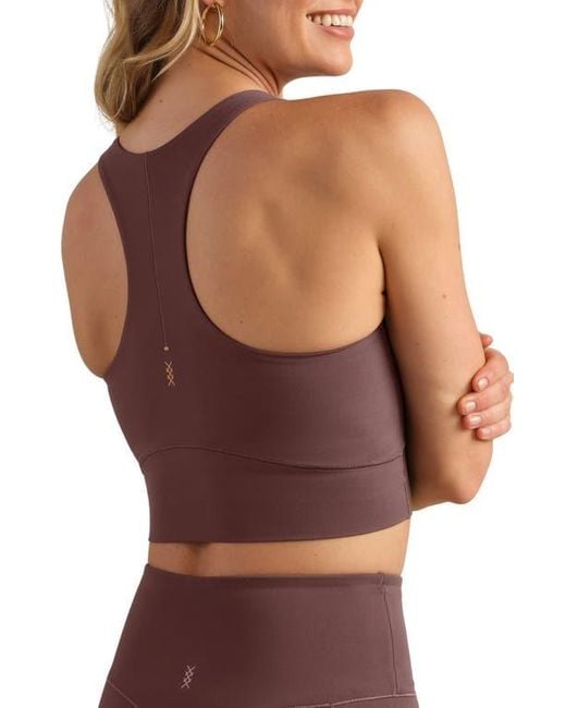 Rhone Purple Revive Longline Bra