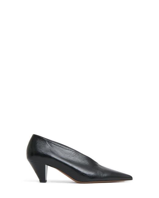 Mansur Gavriel Black Kiki Pointed Toe Pump