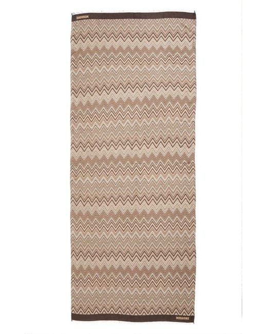 Missoni Natural Zigzag Fringe Scarf