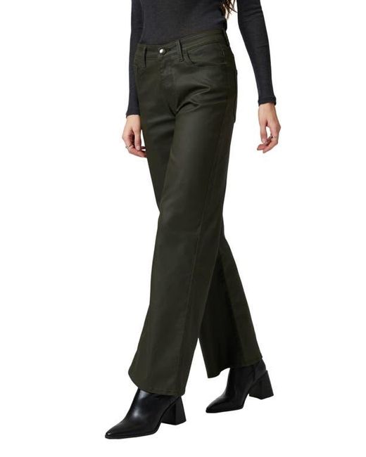 Mavi Black Alena Coated Wide Leg Jeans