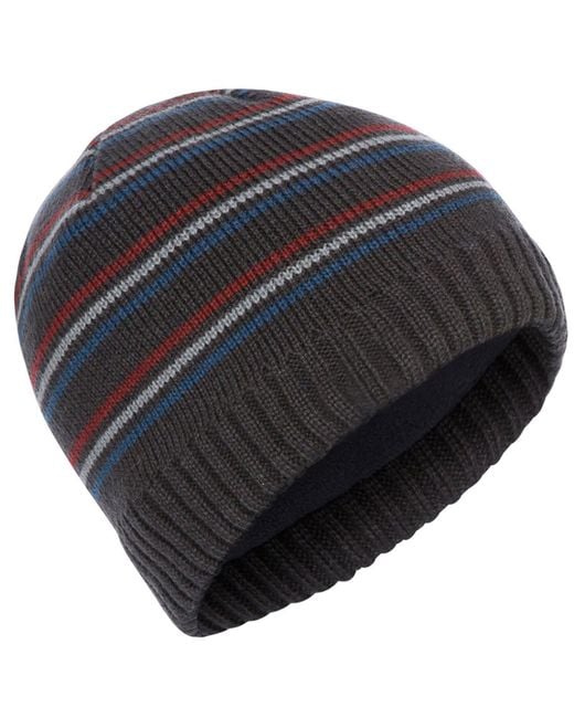 Trespass Black Ray Beanie Hat for men