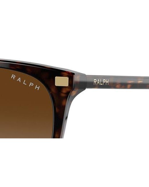 Ralph Brown 56Mm Gradient Square Sunglasses