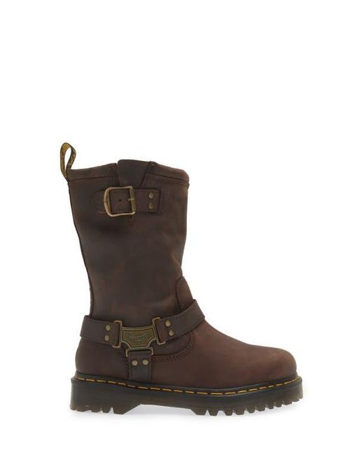 Dr. Martens Brown Anistone Harness Boot