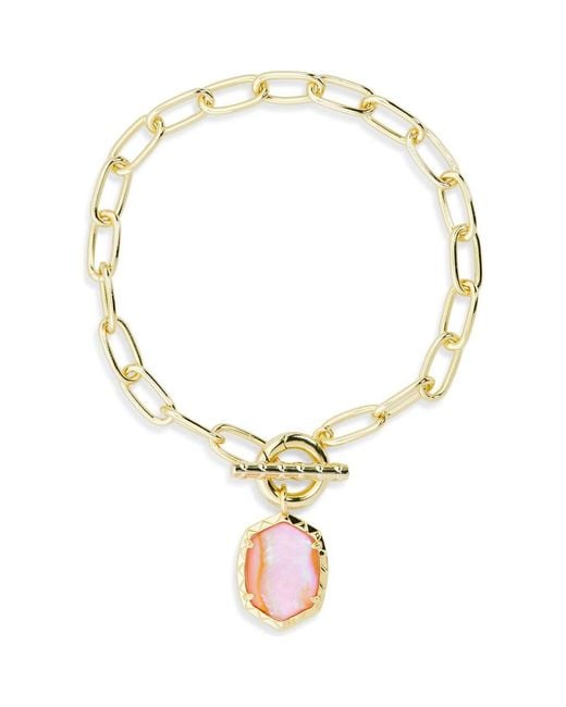 Kendra Scott Metallic Daphne Paper Clip Link Toggle Bracelet