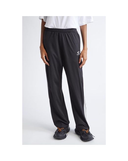 Balenciaga Loop Sports Icon Side Zip Sweatpants in Black | Lyst