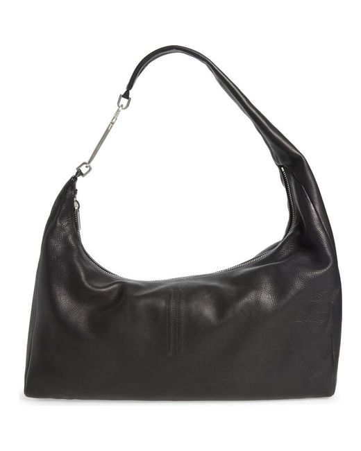 Rick Owens Black Concordians Cropped Gemini Bag for men