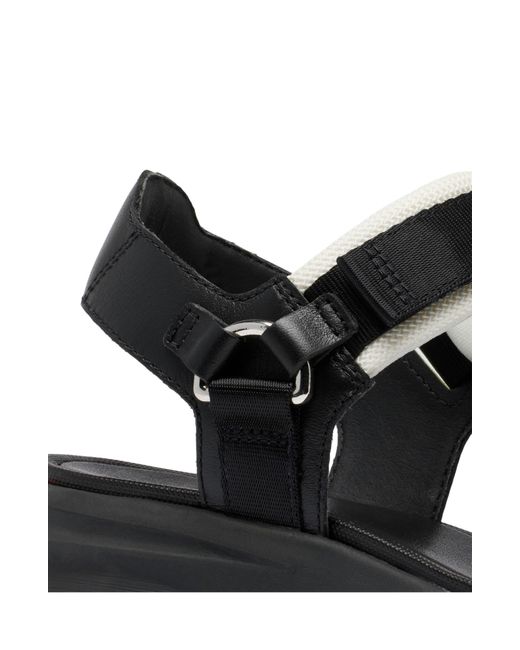 Sorel Black Kinetic Y-strap Sandal