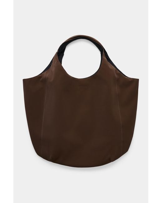 Stutterheim Brown Svea Puffer Matte Bag
