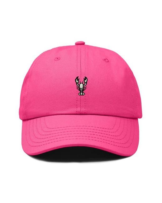 Alix Pink Lobster Dad Cap