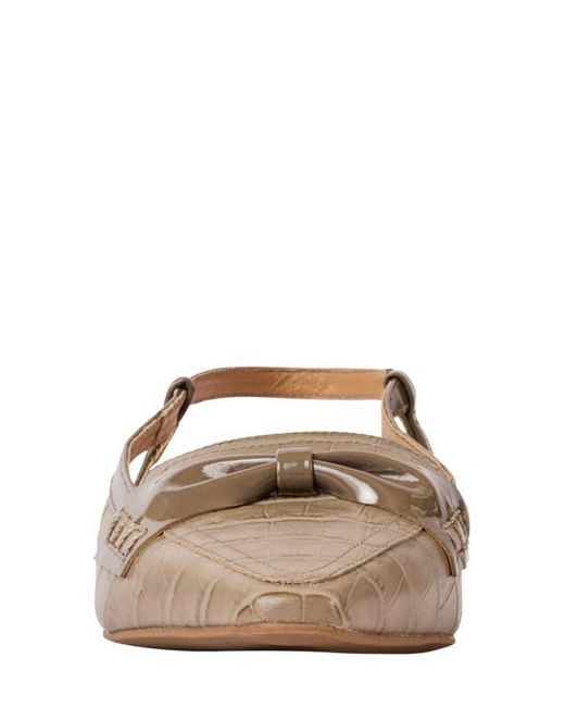 Andre Assous Natural Blake Slingback Wedge