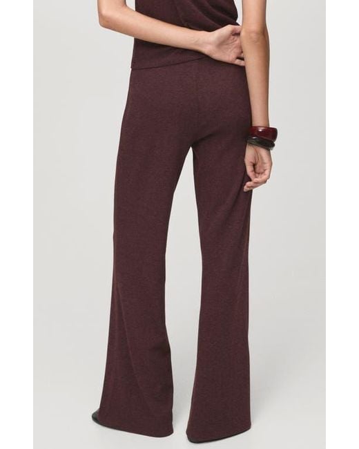 Mango Red Knit Pants