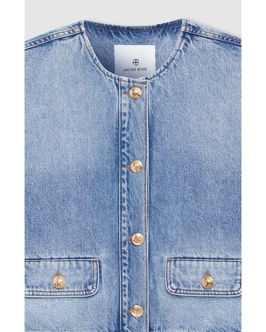 Anine Bing Blue Blanche Jacket