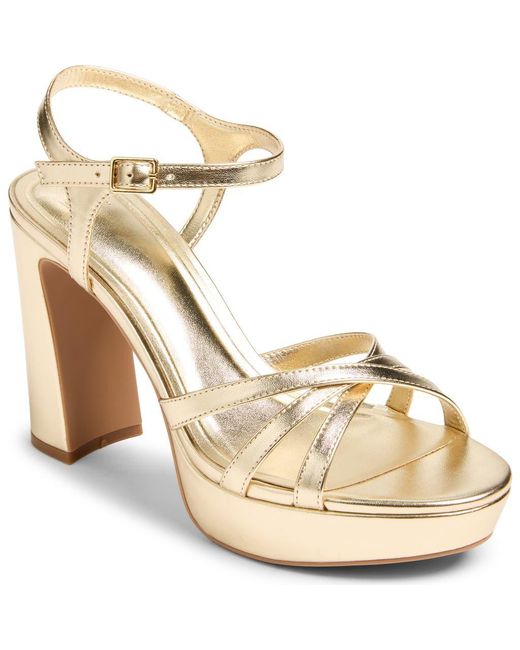 BP. Metallic Nova Platform Sandal