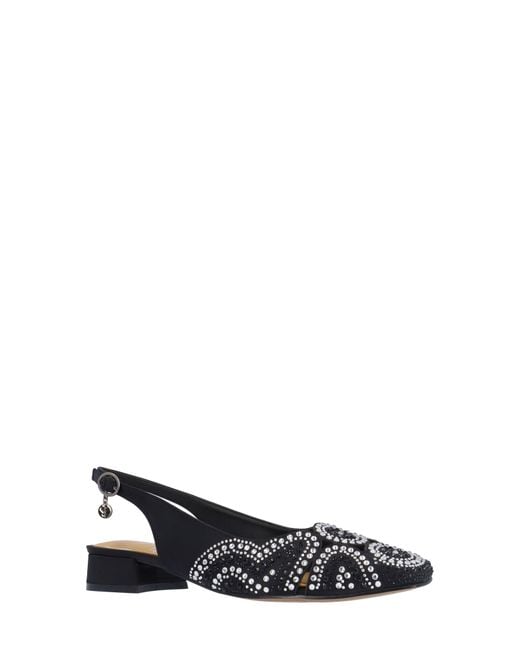 J. Reneé Blue Nicolette Slingback Flat