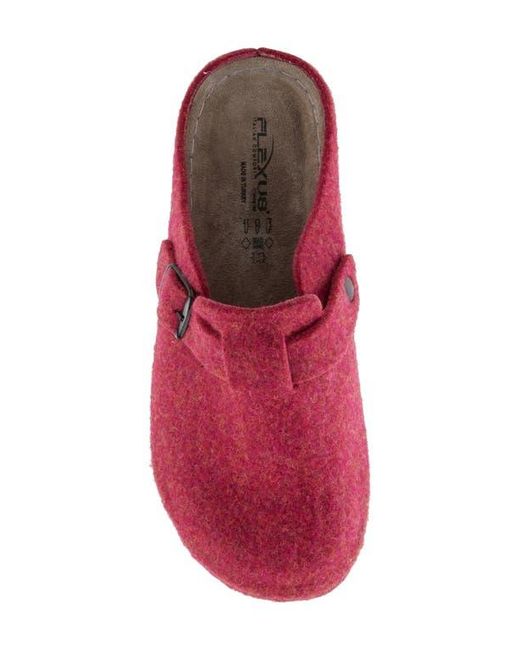 Flexus by Spring Step Red Clogger Mule