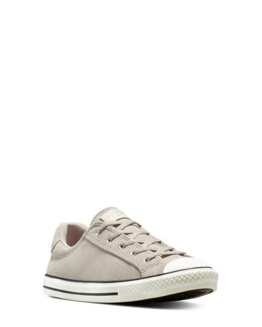 Converse White Chuck Taylor All Stair Dainty Suede Sneaker