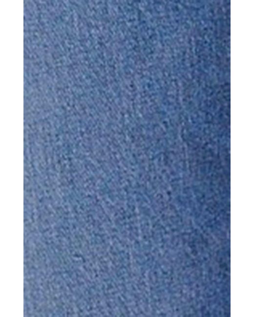 Madewell Blue '90s High Waist Crop Straight Leg Jeans