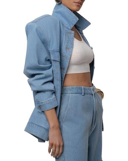 JLUXLABEL Blue Next Phase Denim Jacket