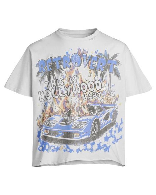 RETROVERT Blue Hollywood Tee for men