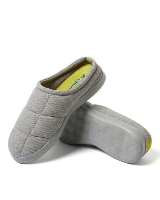 Dearfoams Gray Brayden All Day Lounge Clog Slipper for men