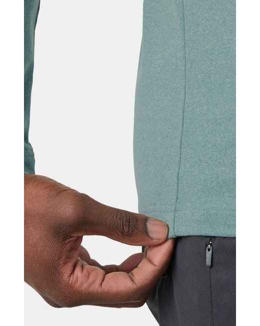 Helly Hansen Green Tyri Half Zip Pullover for men