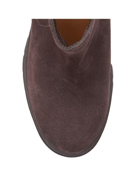 Lucky Brand Brown Sondruh Platform Wedge Bootie